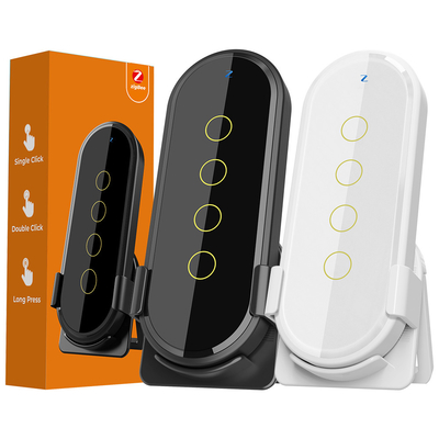 Tuya ZigBee Smart Home Scene Switch 4 Gang 12 Scene Touch Light Switch Удаленное управление Умное приложение для жизни