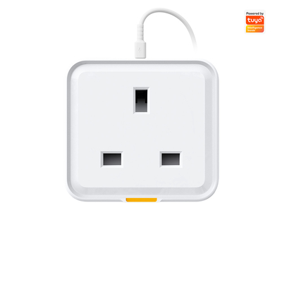 Купить Tuya Smart Home Plug: UK Socket Travel Adapter с Type-C, 16A WiFi RF433, Управление приложениями и голосом, совместимое с Alexa Производство в сети