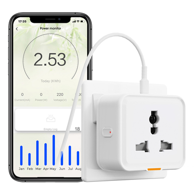 Хорошая цена Tuya Universal Socket Type-C Outlet 16A WiFi RF433 Travel Adapter Туя Умный домашний плагин онлайн