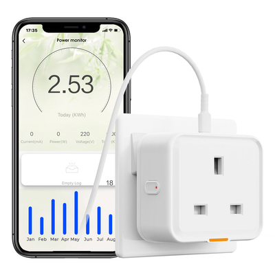 Хорошая цена Tuya Smart Home Plug UK Socket Travel Adapter Conversion Outlet APP Голосовая связь работает с Alexa Type C 16A WiFi RF433 онлайн