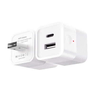 Хорошая цена Tuya Smart WiFi Mini Power Adapter портативный 5V Micro USB и зарядное устройство типа C с управлением APP, голосовыми командами, таймингом, поддержкой Alexa для световых полос онлайн