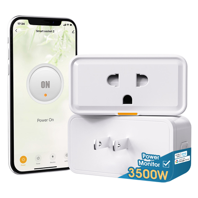 Хорошая цена Tuya Smart Plug 16A Wi-Fi сок с монитором мощности и Alexa Google Home Smart Life Интеграция для автоматизации умного дома онлайн