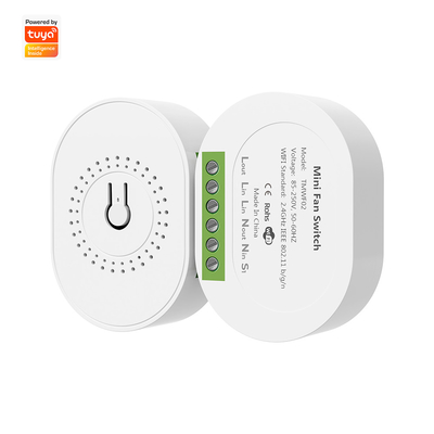 Хорошая цена SMATRUL Tuya WiFi Smart Fan Speed Regulation DIY Mini Switch Module Дистанционный таймер отключения 220 В для Alexa Google Home онлайн