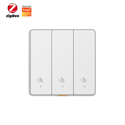 Хорошая цена Tuya ZigBee Радар Движение датчик переключатель Сенсор Нет нейтрального умного дома ЕС Кнопка настенного освещения отключена Нет конденсатора Временное приложение онлайн